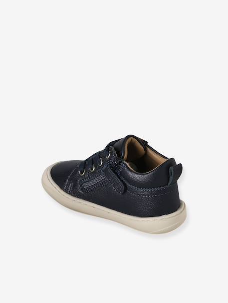 Chaussures premiers pas bébé lacets bleu+camel+kaki+lot bleu+marine 27 - vertbaudet enfant 