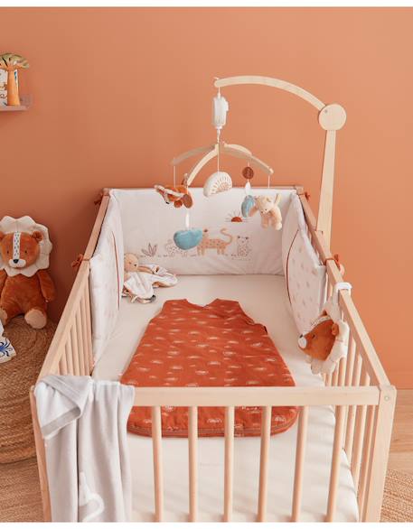 Mobile musical babou & kendi en bois Beige 3 - vertbaudet enfant 