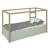 Lit mi-hauteur réversible pin massif  charlie Blanc+Vert-bois 12 - vertbaudet enfant 
