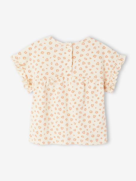 T-shirt bébé fille fantaisie écru+marine 4 - vertbaudet enfant 