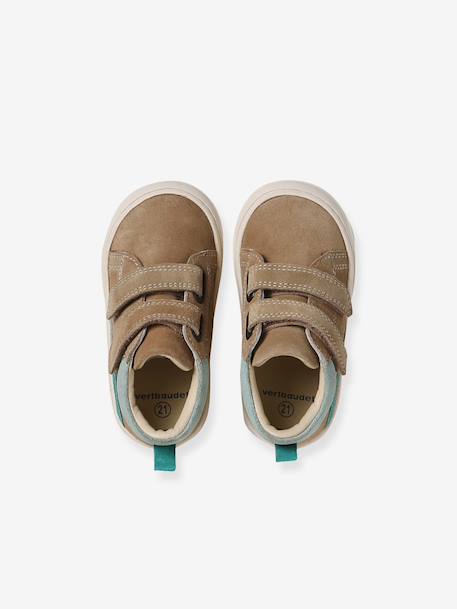 Chaussures premiers pas bébé velcro beige+bleu+bleu électrique+chocolat+lot beige+lot marron+lot vert+marron+ocre+vert+vert sauge 27 - vertbaudet enfant 