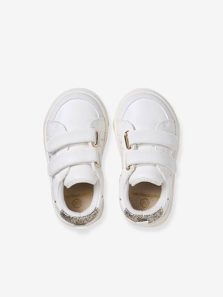 Baskets bébé scratch blanc imprimé 4 - vertbaudet enfant 
