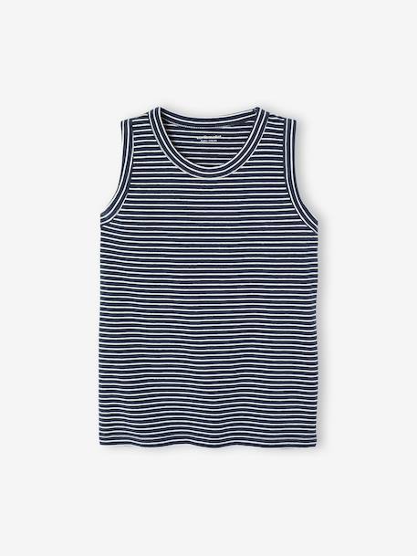 Lot 3 débardeurs garçon marine 4 - vertbaudet enfant 