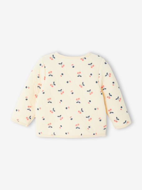 Gilet bébé fille matelassé vanille 3 - vertbaudet enfant 