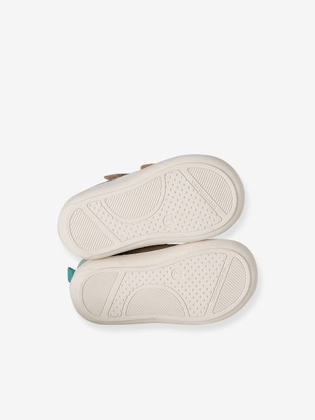 Chaussures premiers pas bébé velcro beige+bleu+bleu électrique+chocolat+lot beige+lot marron+lot vert+marron+ocre+vert+vert sauge 28 - vertbaudet enfant 