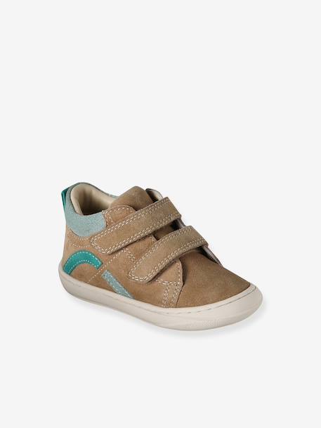 Chaussures premiers pas bébé velcro beige+bleu+bleu électrique+chocolat+lot beige+lot marron+lot vert+marron+ocre+vert+vert sauge 24 - vertbaudet enfant 
