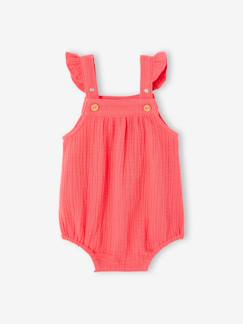 Barboteuse fille naissance en gaze de coton  - vertbaudet enfant