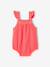 Barboteuse fille naissance en gaze de coton framboise 1 - vertbaudet enfant 