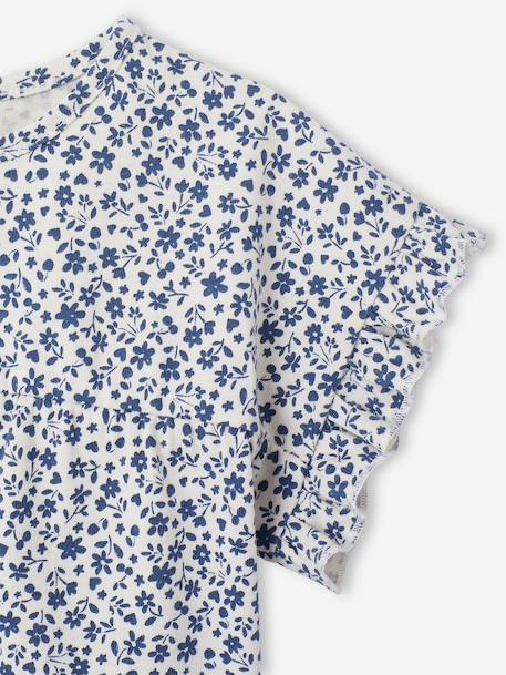 T-shirt bébé fille fantaisie écru+marine 6 - vertbaudet enfant 