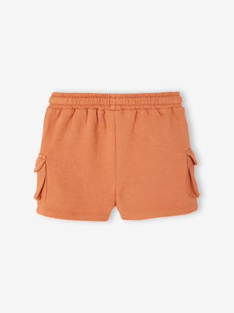 Short style battle bébé en molleton texturé kaki+noisette 8 - vertbaudet enfant 