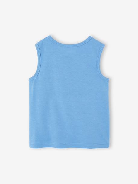 Lot de 2 débardeurs garçon lot blanc+lot bleu 9 - vertbaudet enfant 