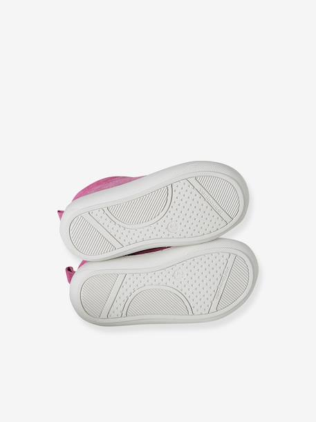 Chaussures premiers pas bébé lacets fuchsia+marron+rose 5 - vertbaudet enfant 