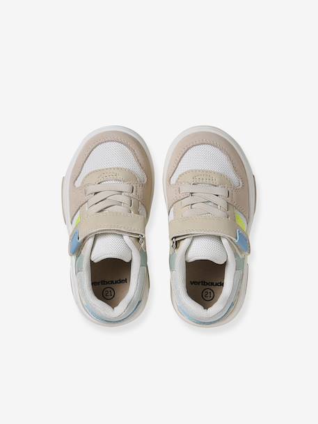 Baskets bébé synthétique lacets élastiqués lot beige 7 - vertbaudet enfant 