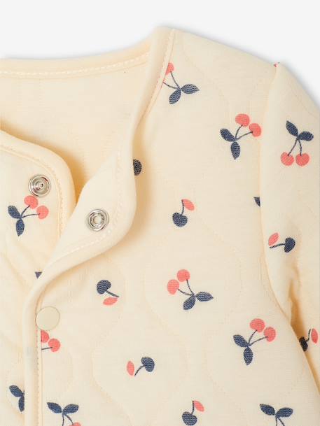 Gilet bébé fille matelassé vanille 4 - vertbaudet enfant 
