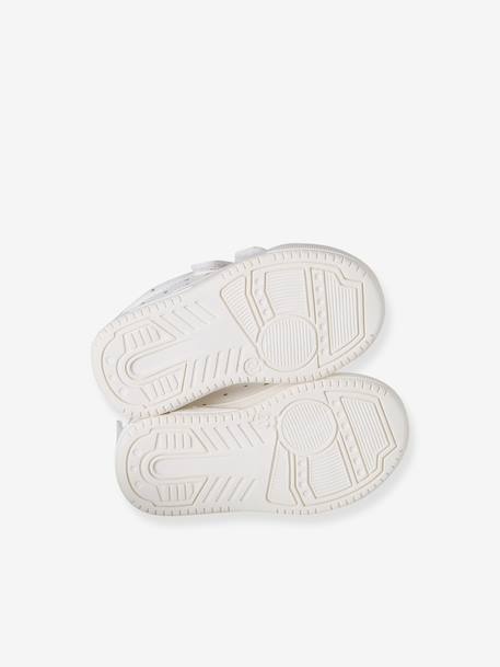 Baskets bébé scratch blanc imprimé 5 - vertbaudet enfant 