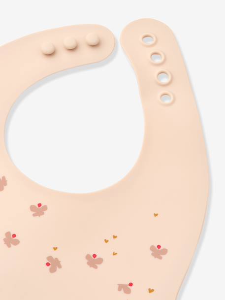 Lot 2 bavoirs Ember beige+rose 4 - vertbaudet enfant 