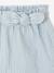 Short bébé fille en gaze de coton rayé bleu 4 - vertbaudet enfant 