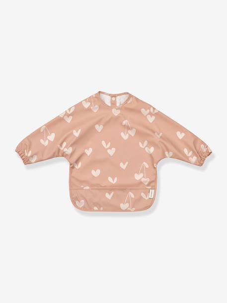 Bavoir à manches Merle - blanc+blush+écru+jaune imprimé+rose+rose pâle 12 - vertbaudet enfant 