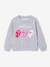 Sweat fille Rolling Stones gris chiné 3 - vertbaudet enfant 