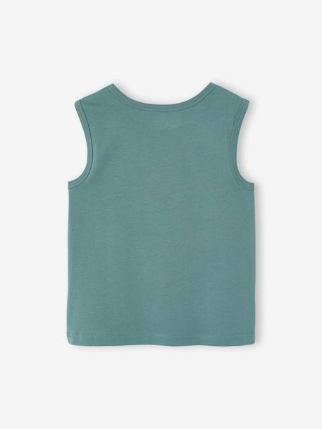 Débardeur garçon print surf vert d'eau 2 - vertbaudet enfant 
