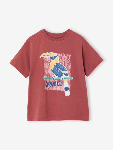 T-shirt garçon manches courtes terracotta 1 - vertbaudet enfant 