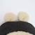 Chancelière capuche souris en laine gris foncé (0-12 mois) Gris foncé, écru+Marron, écru 3 - vertbaudet enfant 