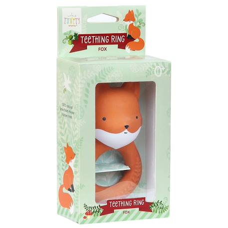 Anneau de dentition hochet renard  naturel Orange 4 - vertbaudet enfant 