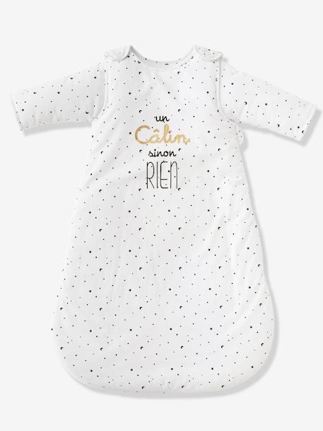 Gigoteuse hiver manches amovibles UN CÂLIN SINON RIEN blanc 2 - vertbaudet enfant 