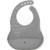 Ensemble 2 bavoirs et cuillère en silicone Jaune, gris 4 - vertbaudet enfant 