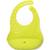 Ensemble 2 bavoirs et cuillère en silicone Jaune, gris 3 - vertbaudet enfant 
