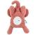 Peluche lumineuse pour enfant - George l'éléphant Vieux rose 3 - vertbaudet enfant 