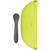 Ensemble 2 bavoirs et cuillère en silicone Jaune, gris 6 - vertbaudet enfant 
