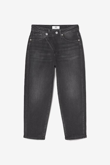 Jeans loose, large boyfit, 7/8ème Black / black 1 - vertbaudet enfant 