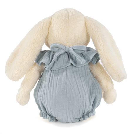 Peluche lapin velours et coton Gris+Sable, rose, noir 4 - vertbaudet enfant 