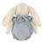 Peluche lapin velours et coton Gris+Sable, rose, noir 4 - vertbaudet enfant 