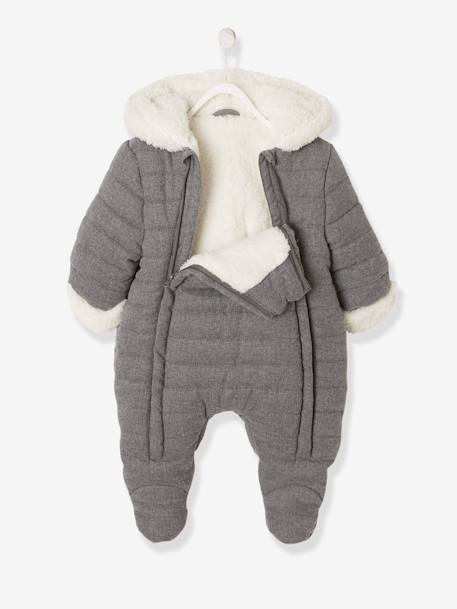 Combipilote bébé double ouverture totale Gris foncé chiné 2 - vertbaudet enfant 