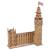 Big Ben en bois à construire – maquette 3D du célèbre monument de Londres Brown 1 - vertbaudet enfant 