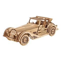 Voiture de sport souris rapide – Maquette en bois à construire, puzzle 3D mécanique à moteur à ressort  - vertbaudet enfant