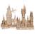 Château de Poudlard – Maquette en bois Harry Potter à construire, puzzle 3D magique Brown 4 - vertbaudet enfant 