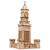 Phare d’Alexandrie – Maquette en bois lumineuse à construire, veilleuse décorative Brown 1 - vertbaudet enfant 