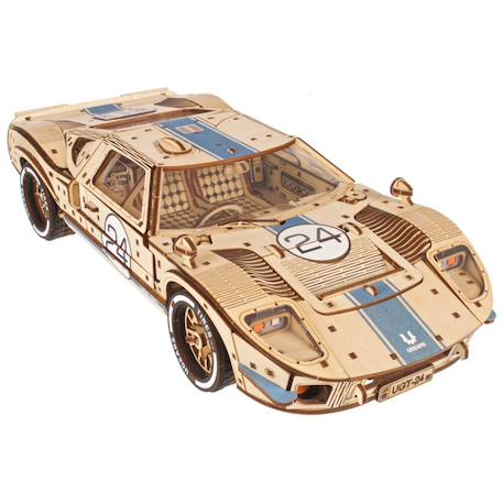 UGT-24 Voiture d’Endurance – Maquette de voiture de course en bois à construire, puzzle 3D mécanique à moteur V8 Brown 2 - vertbaudet enfant 