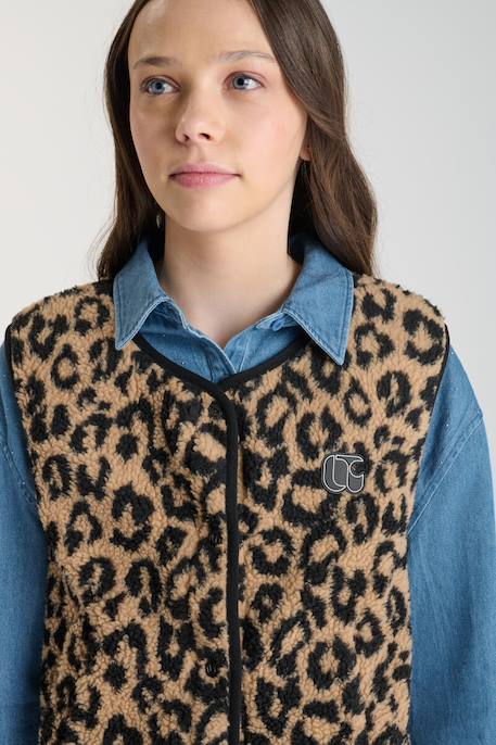 Veste sans manches gudrugi Leopard 6 - vertbaudet enfant 