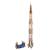 Saturn V – Maquette de fusée spatiale en bois à construire, modèle 3D à trois étages avec modules détachables Brown 1 - vertbaudet enfant 