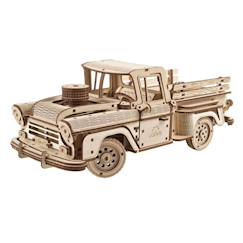 Pick-up Bûcheron en bois à construire – maquette mécanique 3D inspirée des camions vintage des années 1950  - vertbaudet enfant