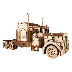 Camion Heavy Boy VM-03 – Maquette mécanique en bois avec remorque à assembler  - vertbaudet enfant