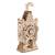 Ancien beffroi – Maquette mécanique en bois à construire, puzzle 3D décoratif avec horloge et engrenages Brown 2 - vertbaudet enfant 