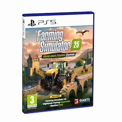 Jouet-Jeux vidéos et jeux d'arcade-Farming simulator 25 highlands fishing edition ps5