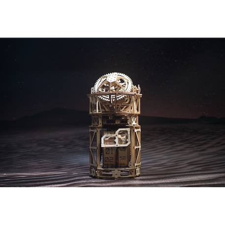 Horloge Skywatcher Tourbillon – Maquette mécanique en bois à construire, puzzle 3D fonctionnel Brown 6 - vertbaudet enfant 