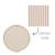 Tapis d´éveil & sac organic - stripes blue Ligne bleu 2 - vertbaudet enfant 