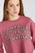 Sweat-shirt filougi Vieux rose 5 - vertbaudet enfant 